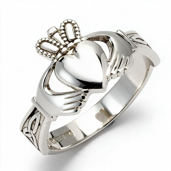 Retired Ladies Silver Claddagh Ring LSF-R116