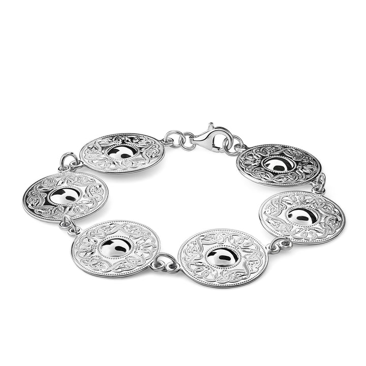 Celtic Bracelet B-WB2 - Claddagh Ring