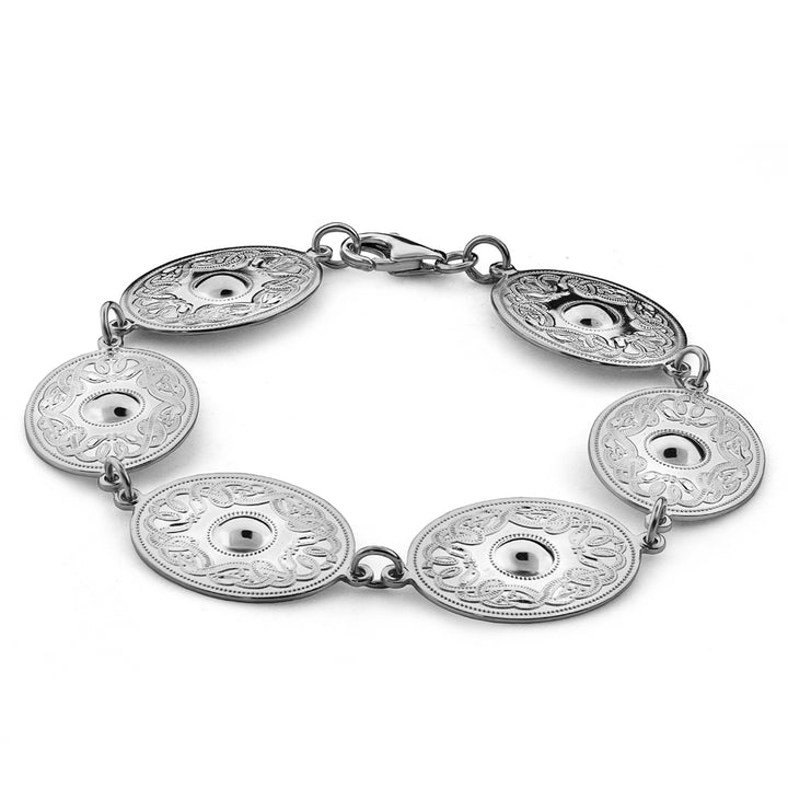 Celtic OVAL Bracelet B-WB7 - Claddagh Ring