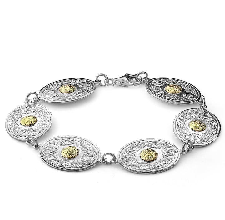 Celtic OVAL Bracelet B-WB7B - Claddagh Ring