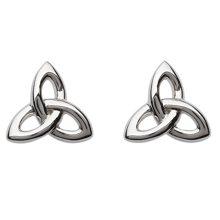 Sterling Silver Celtic Trinity Knot Stud Earrings SE2201 - Claddagh Ring