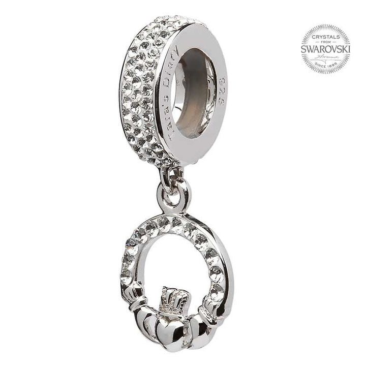 Tara's Diary Origin Sterling Silver Claddagh Bead - TD621 - Claddagh Ring