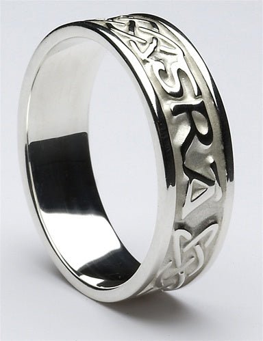Retired Ladies Celtic Wedding Rings LS-WED233 - Claddagh Ring