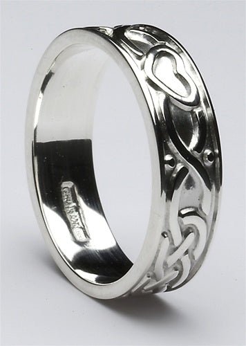 Retired Ladies Celtic Wedding Rings LS-WED274 - Claddagh Ring
