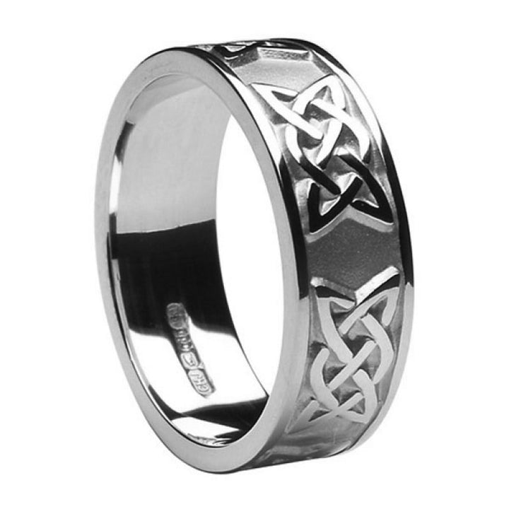 Retired Ladies Celtic Wedding Rings LS-WED294 - Claddagh Ring