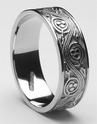 Retired Ladies Celtic Wedding Rings LS-WED304 - Claddagh Ring