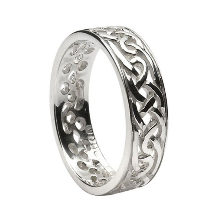 Ladies Celtic Wedding Rings LS-WED93 - Claddagh Ring