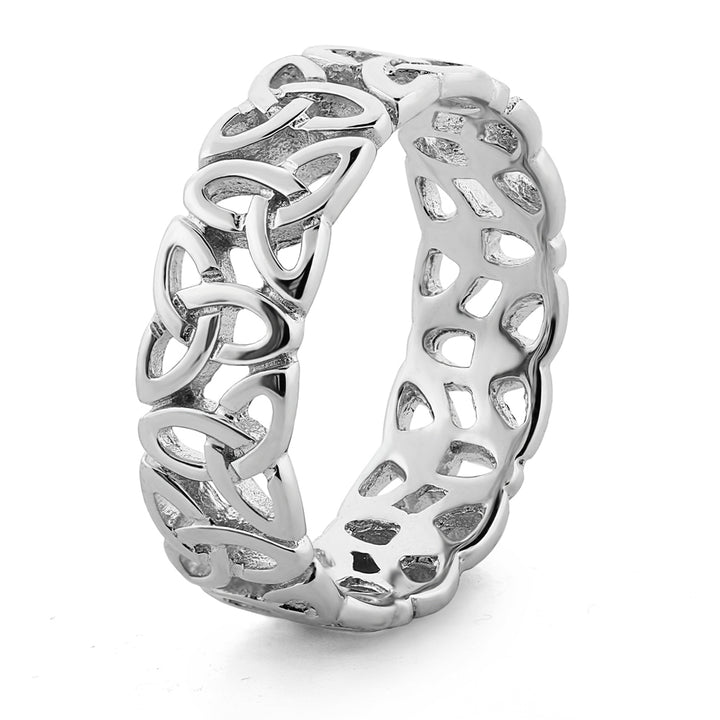 Mens Celtic Wedding Rings MS-WED144 - Claddagh Ring