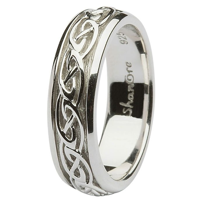 Ladies Celtic Wedding Rings SL-SD10 - Claddagh Ring