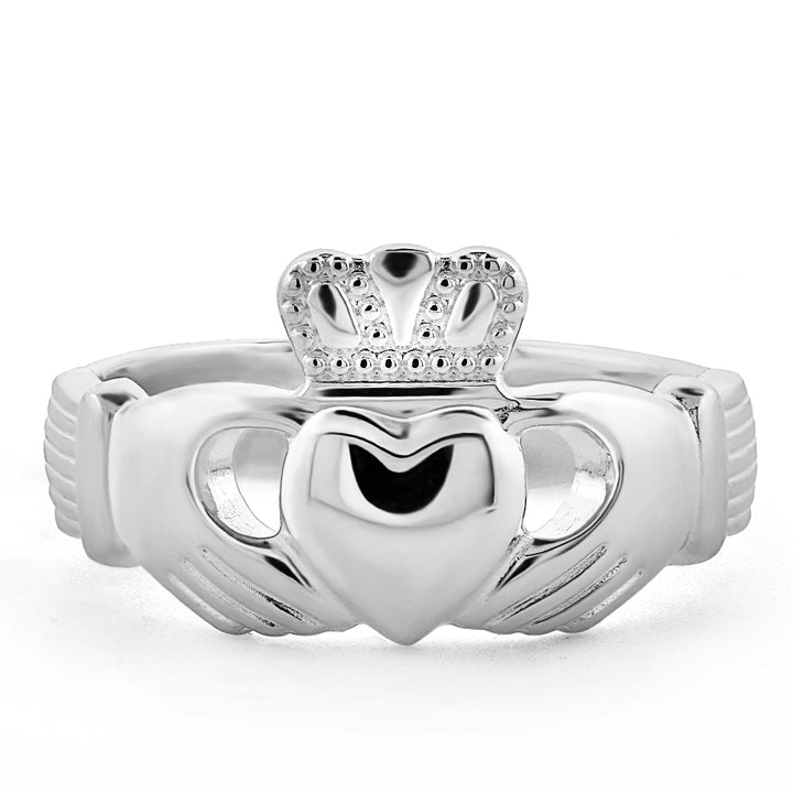 Classic Claddagh Ring S-S2271 Ladies Sterling Silver - Claddagh Ring