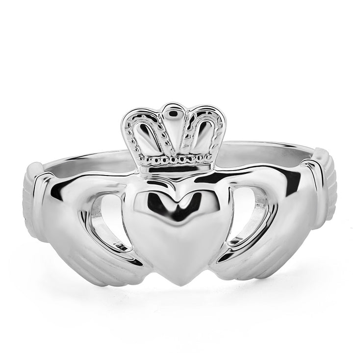 MENS Sterling Silver Claddagh Ring S-S2272 - Claddagh Ring