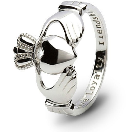 Ladies Petite Silver Claddagh Ring SL-SL1 - Claddagh Ring