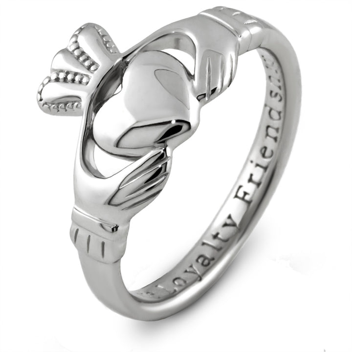 Claddagh Ring Ladies Sterling Silver SL-SL92 - CladdaghRING.com-1