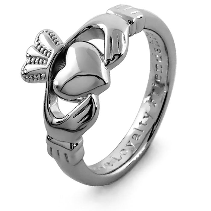 Retired MENS BEST QUALITY Silver Claddagh Ring SMS-SG92 - Claddagh Ring