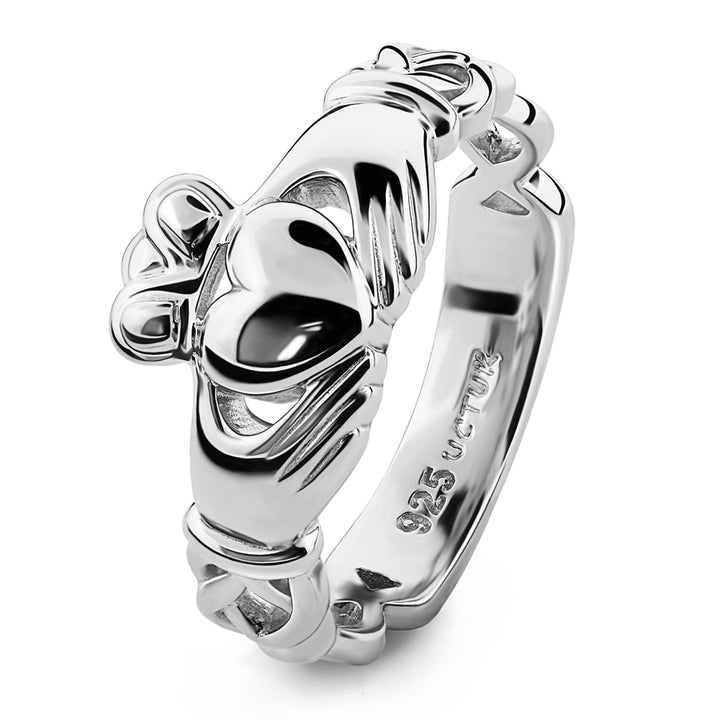Unisex Sterling Silver UUS-6341 Claddagh Ring - Claddagh Ring
