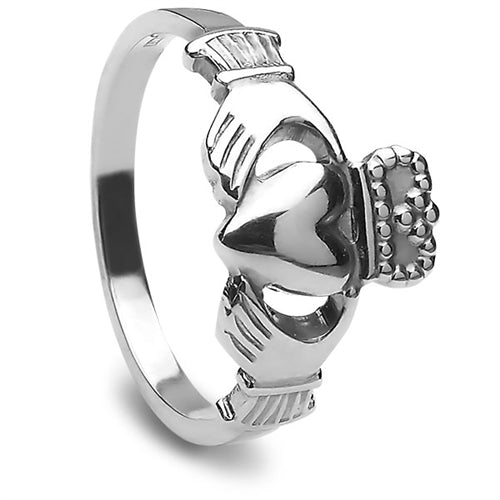 Retired Ladies Silver Claddagh Ring LS-CLAD2H - Claddagh Ring