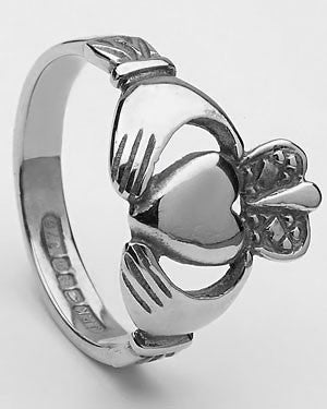 Retired Ladies Silver Claddagh Ring LS-CLAD4 - Claddagh Ring