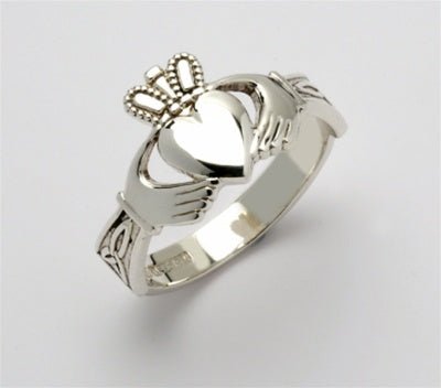 Retired Ladies Silver Claddagh Ring LSF-R116 - Claddagh Ring