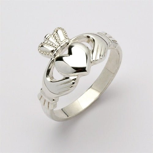 Retired Ladies Silver Claddagh Ring LSF-R205 - Claddagh Ring