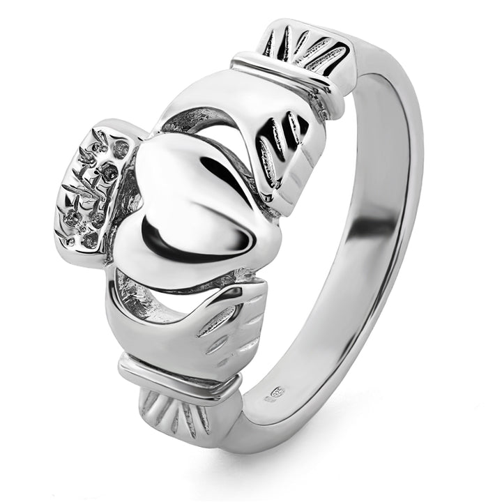 MENS Silver Claddagh Ring MS-CLAD35 - Claddagh Ring
