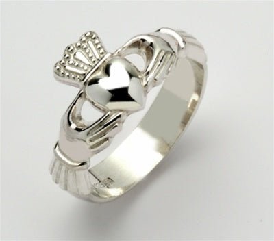 Retired MENS Silver Claddagh Ring MSF-R110 - Claddagh Ring