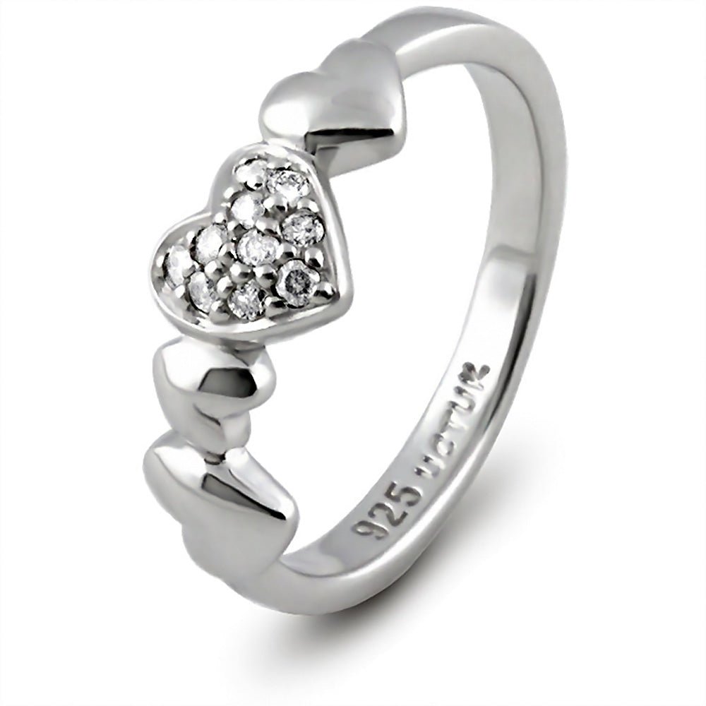 Diamond PROMISE Silver Ring LSPROMISERINGS1D