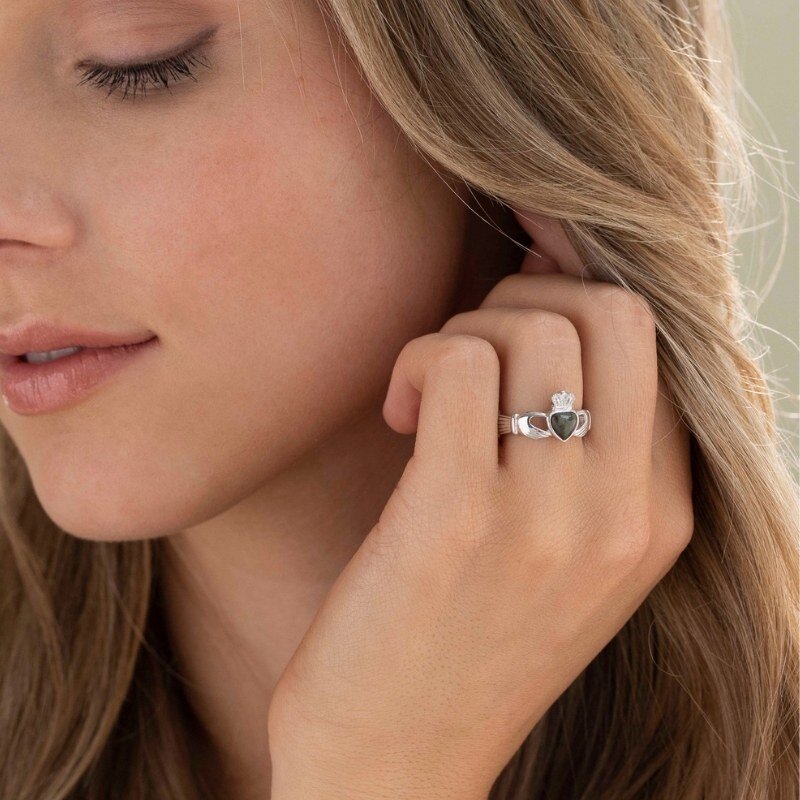 Qvc claddagh deals ring
