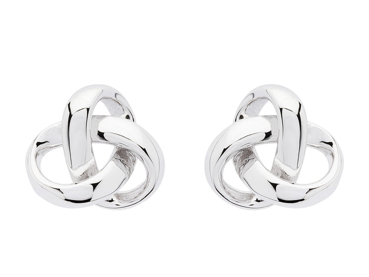 Sterling Silver Celtic Knot Stud Earrings SE2272 - Claddagh Ring