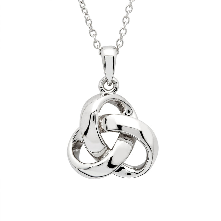 Sterling Silver Trinity Pendant with Chain SP2271 - Claddagh Ring