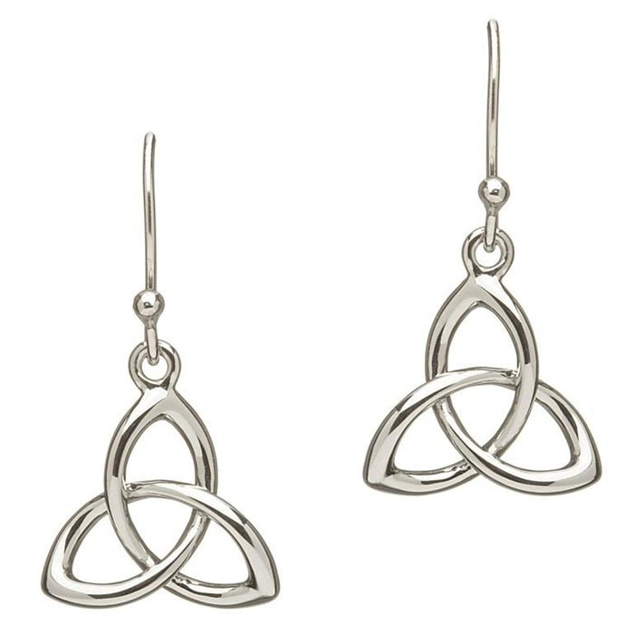 Sterling Silver Celtic Trinity Knot Earring SE2034 - Claddagh Ring
