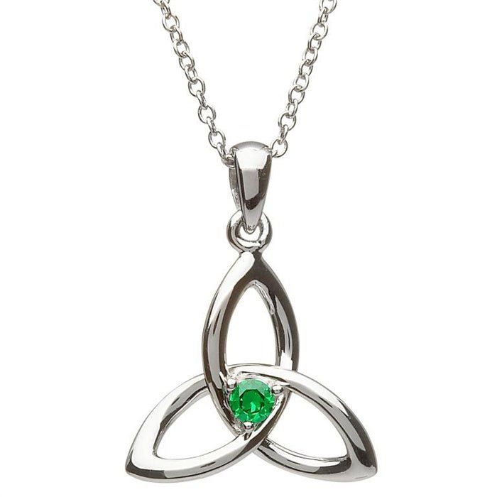 Sterling Silver Celtic Trinity Knot Pendant SP2053GR - Claddagh Ring