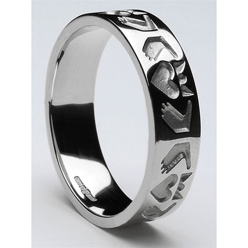 Retired Ladies Claddagh Wedding Ring LS-CLAD40 - Claddagh Ring
