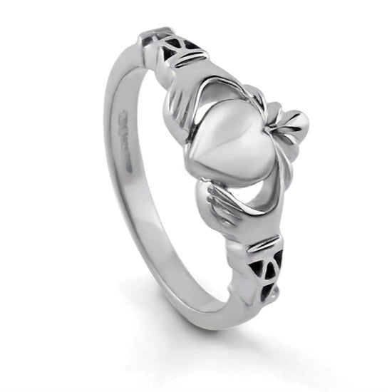 Retired Ladies Silver Claddagh Ring LS-BCLAD107-MEDIUM - Claddagh Ring