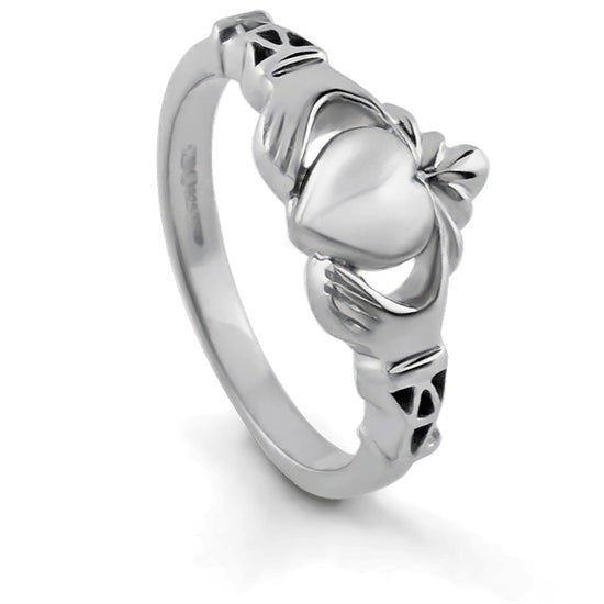 Retired Mens Silver Claddagh Ring MS-BCLAD107-LARGE - Claddagh Ring