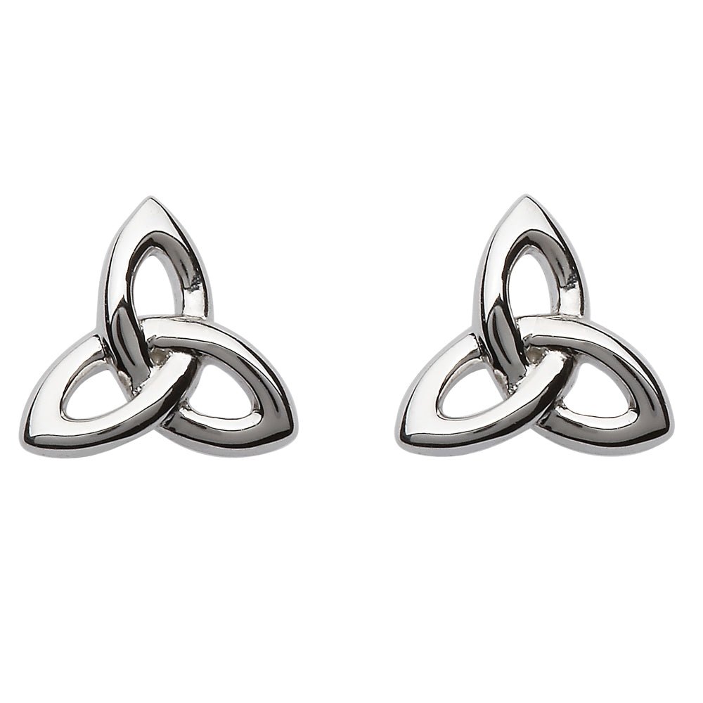 Silver Trinity Knot Stud Earrings SE2201–