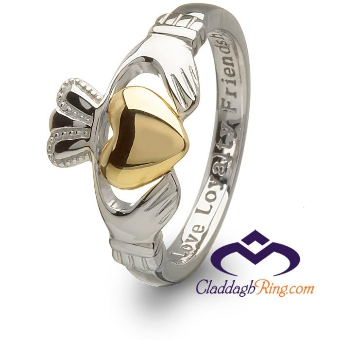 Ladies Claddagh Ring SL-SL96-MIX – CladdaghRING.com
