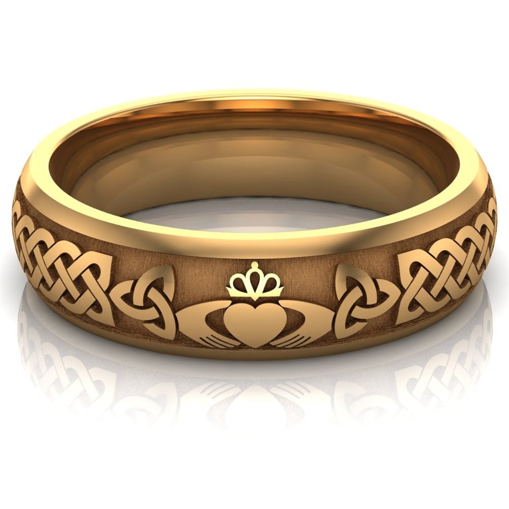14k Yellow Gold Claddagh Ring(1.60 mm)