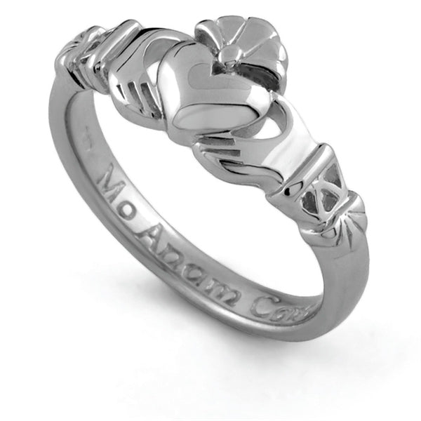 PROMISE Silver Claddagh Ring LS-PROMISE1–